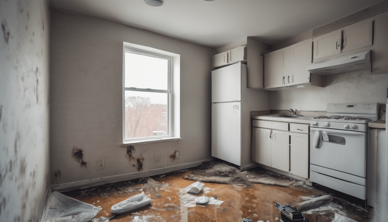 What to Expect During 1BR Apartment Mold Inspection - Professional inspector using thermal imaging camera to detect hidden moisture and mold in Dubai apartment