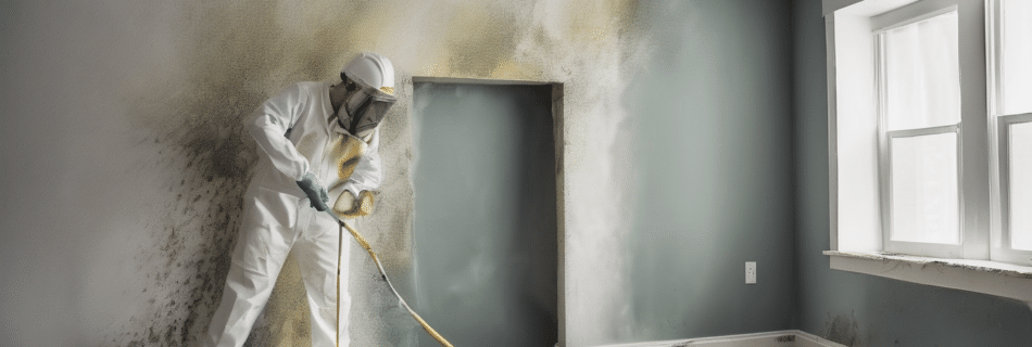 When Can Mold Remediation Skip Repainting Entirely? - professional surface cleaning demonstration