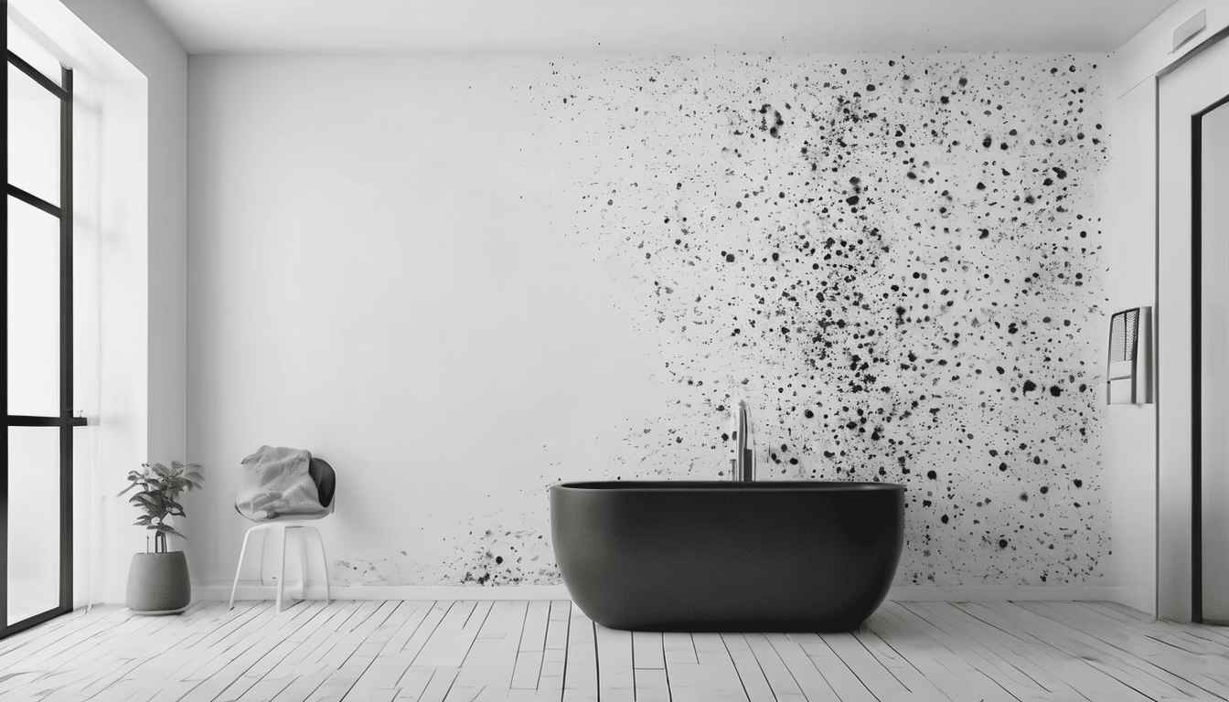 Why Black Mold Keeps Coming Back After Treatment - thermal imaging and moisture mapping investigation in a Dubai villa showing hidden wall moisture