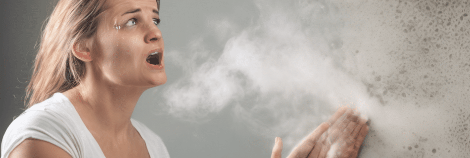 Why Musty Smell Returns After Mold Removal - diagram showing hidden mold reservoirs behind walls and inside AC ducts in a Dubai apartment