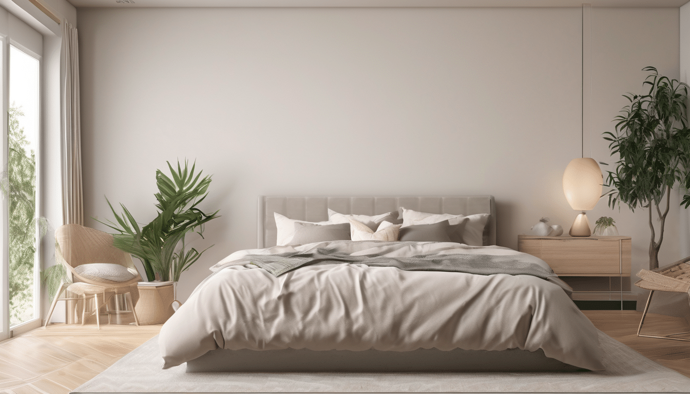 Air Purifier Placement for Mold in Bedrooms and Living Rooms - HEPA unit positioned between mold source wall and sleeping zone in Dubai villa bedroom