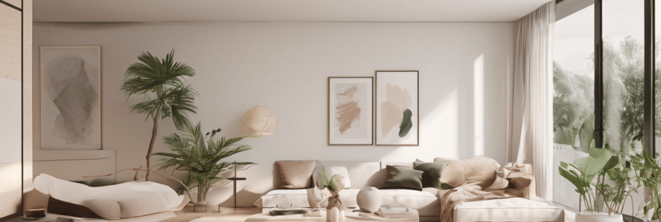 Best Air Purifier Room Size Guide for UAE Apartments - CADR and ACH sizing diagram for Dubai apartment layouts showing room volume calculations